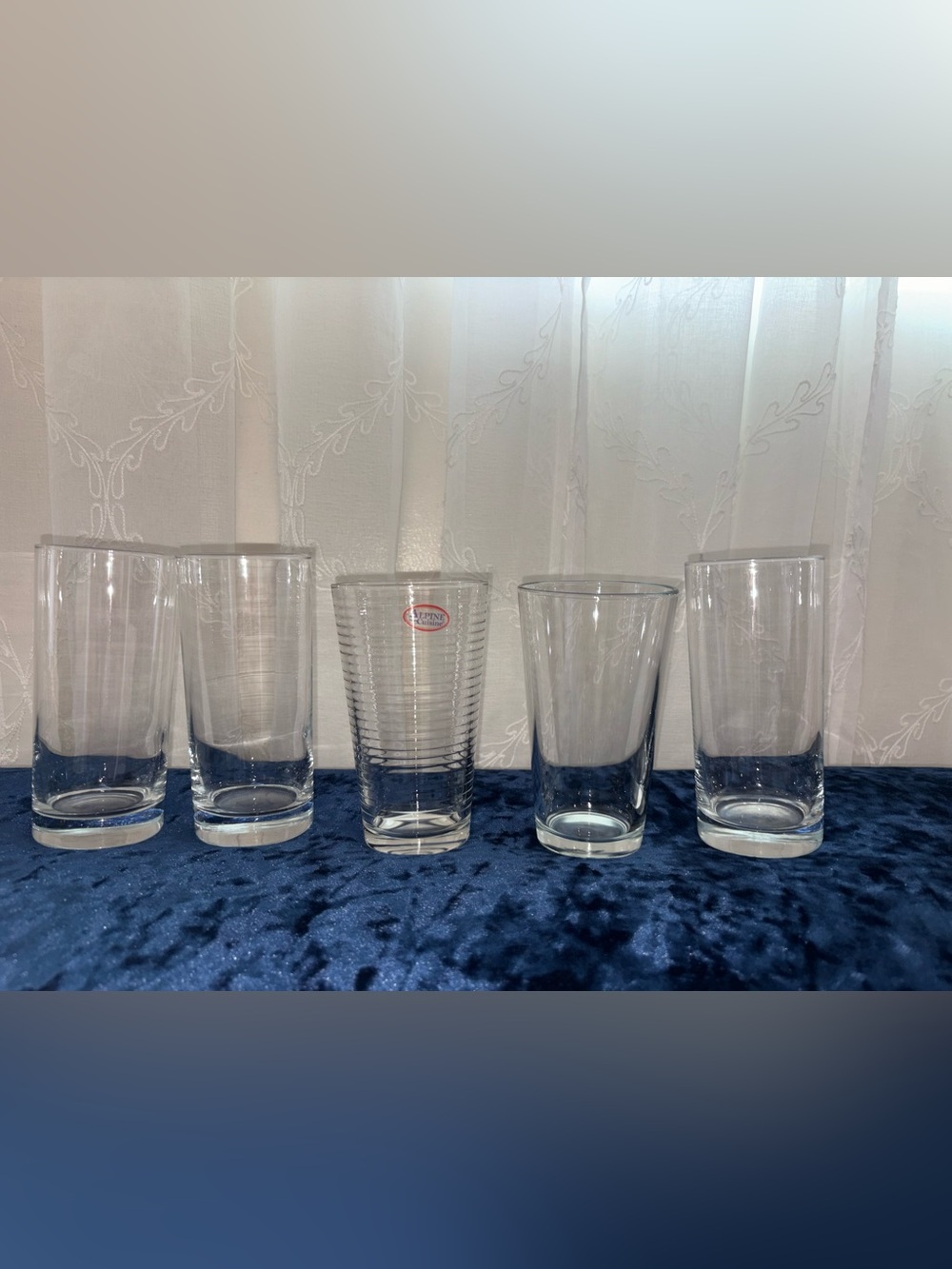 Classic Clear Glass Cups For Any Beverage